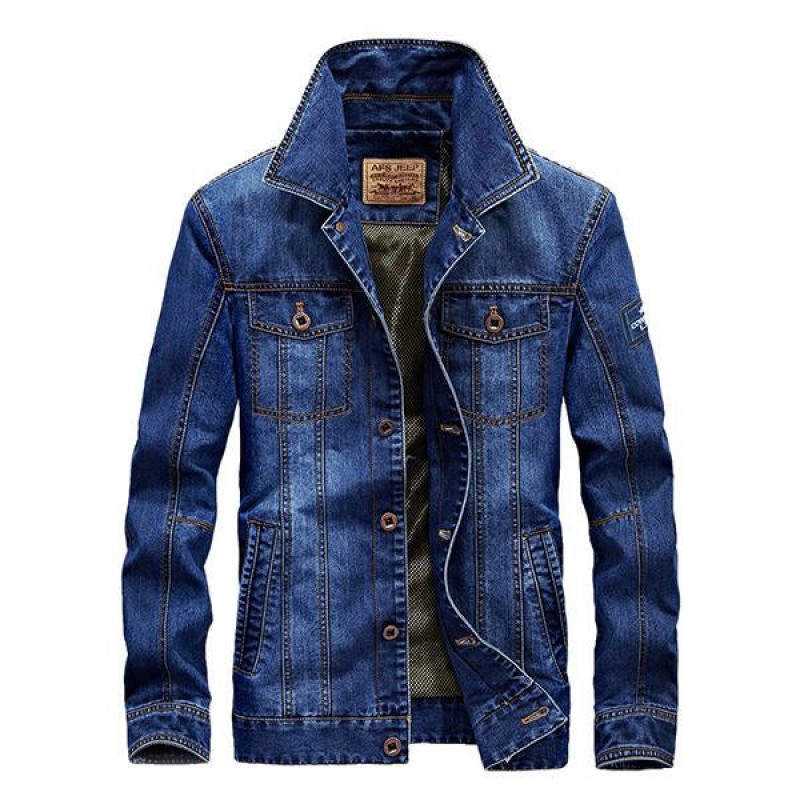 Mens Denim Casual Loose Jacket 96604351M