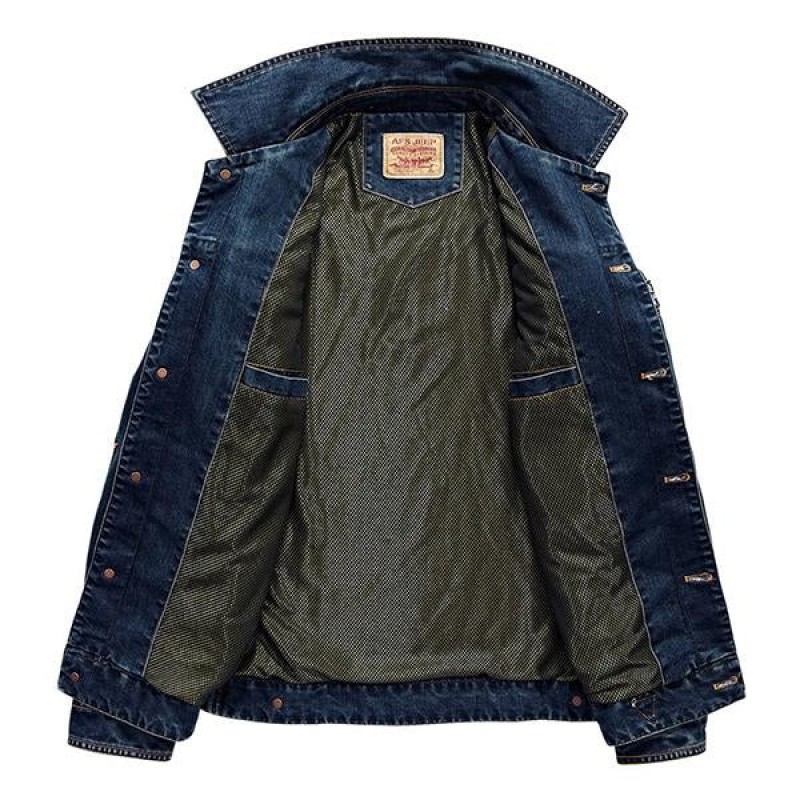 Mens Denim Casual Loose Jacket 96604351M