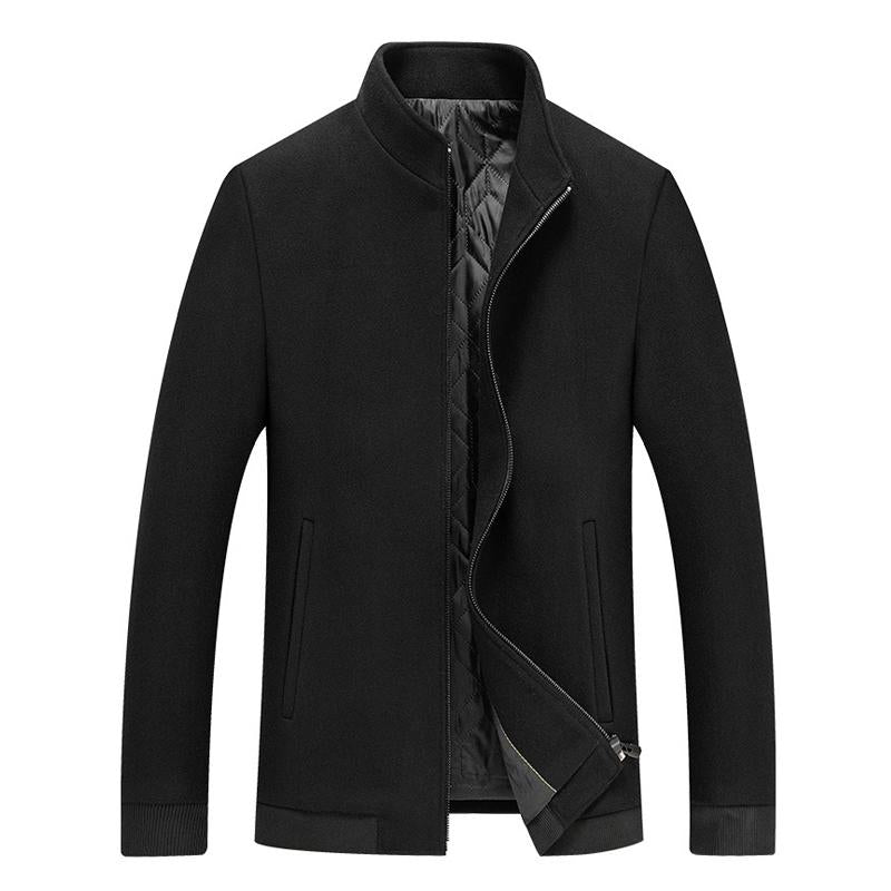 Mens Casual Stand Collar Quilted Jacket 94569927X