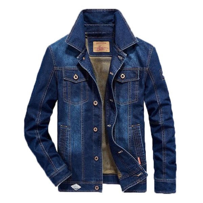 Mens Denim Casual Loose Jacket 96604351M