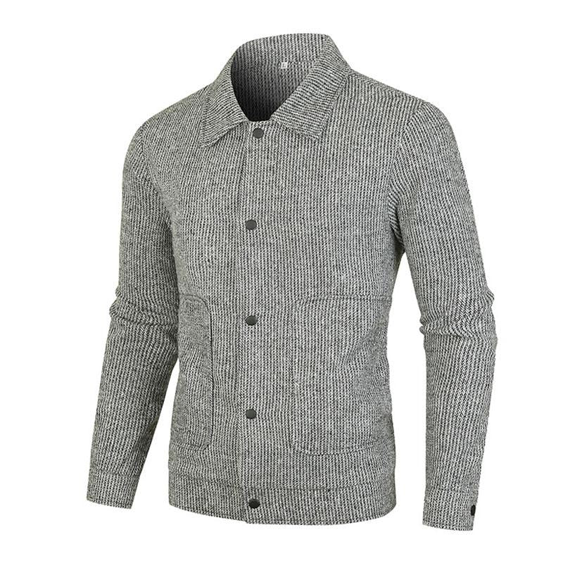Mens Casual Lapel Hidden Button Patch Pocket Jacket 59624967M