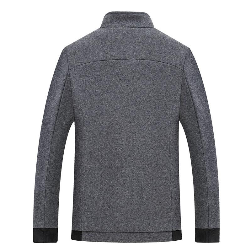 Mens Casual Stand Collar Quilted Jacket 94569927X
