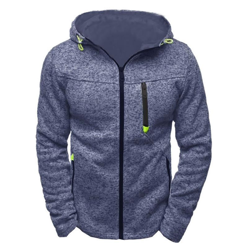 Mens Sports Sweater Fleece Hooded Jacket 33871680X