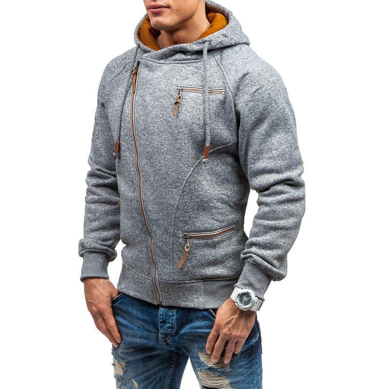 Mens Side Zip Pocket Hoodie 92087521X