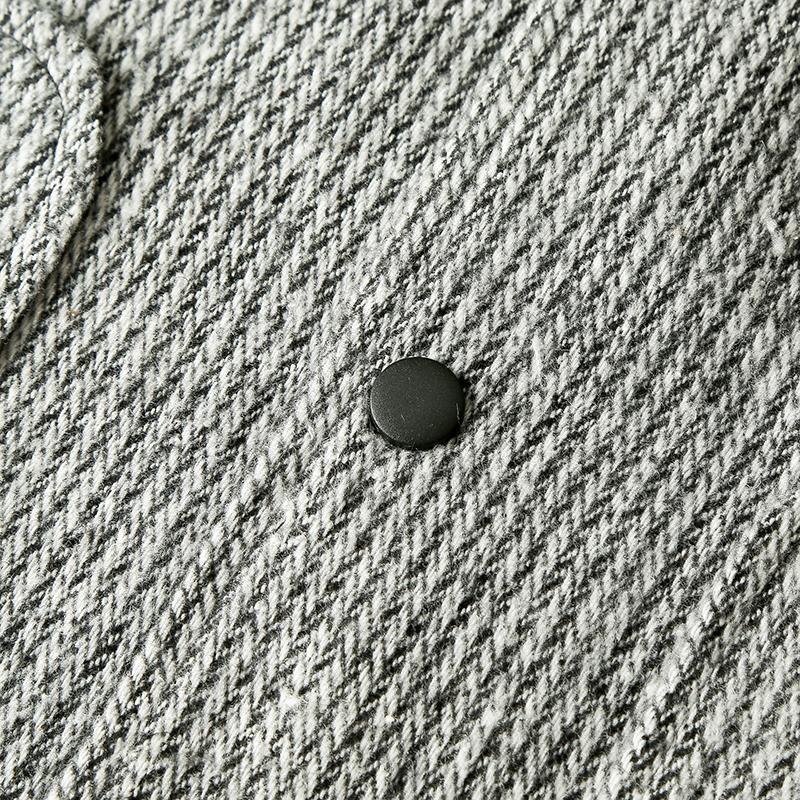 Mens Casual Lapel Hidden Button Patch Pocket Jacket 59624967M