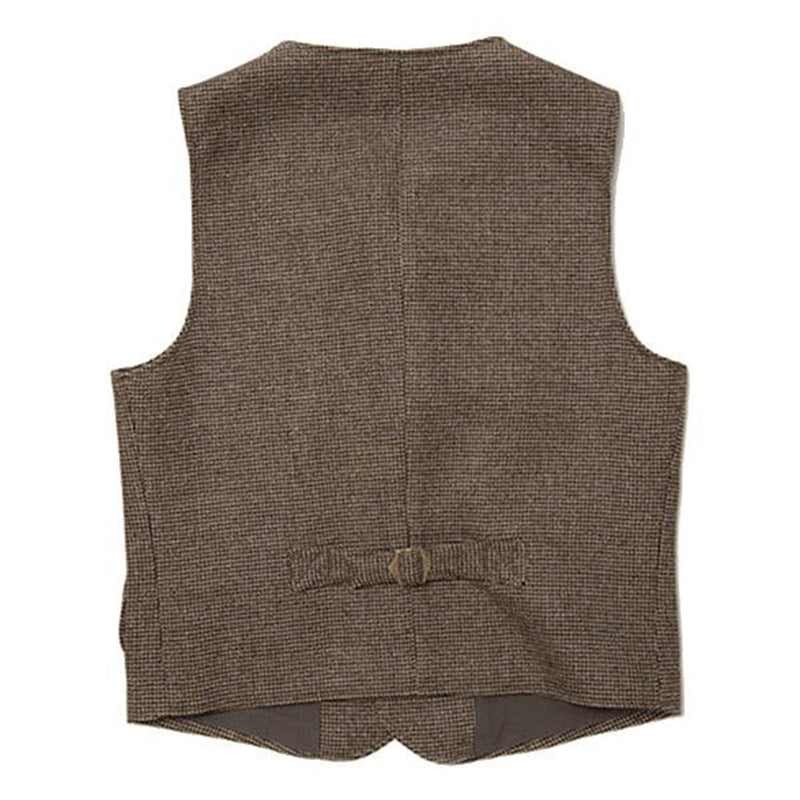 Mens Classic Vintage Tweed Vest 24297997M