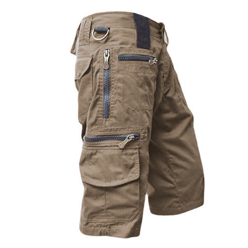 MENS COTTON LOOSE STRAIGHT CASUAL CARGO SHORTS 47096771M
