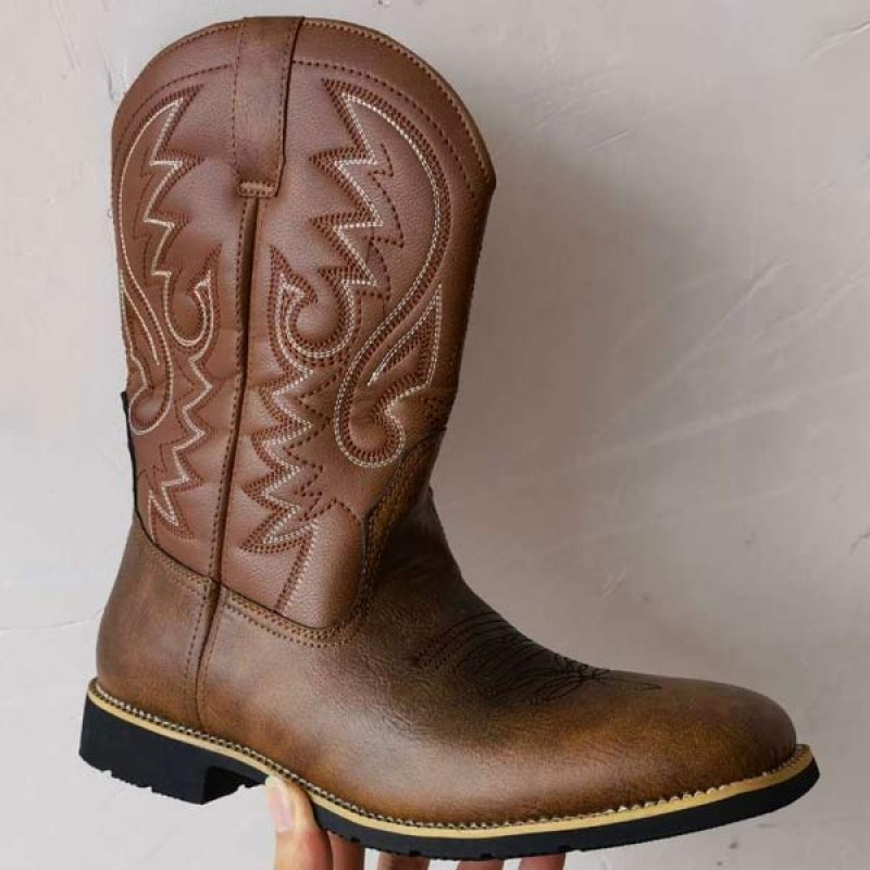 MENS VINTAGE EMBROIDERED TALL BOOTS 07733035W