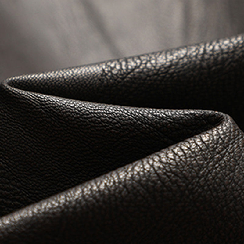 2023 MENS VINTAGE DOUBLE LAYER COLLAR LAPEL LEATHER VEST