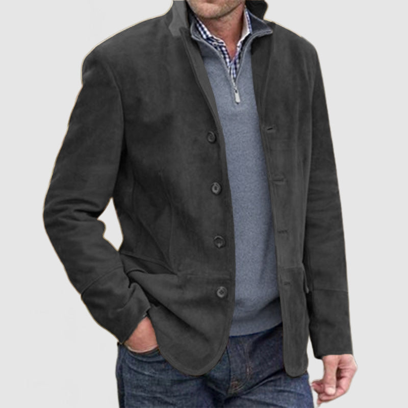 Mens Vintage Casual Single Breasted Blazer 08585596M