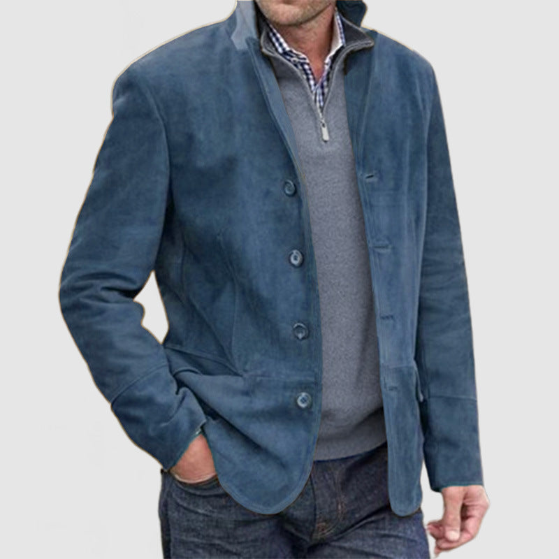 Mens Vintage Casual Single Breasted Blazer 08585596M