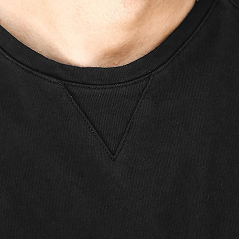 Mens Round Neck Sleeveless Solid Color Tank Top 99843783X