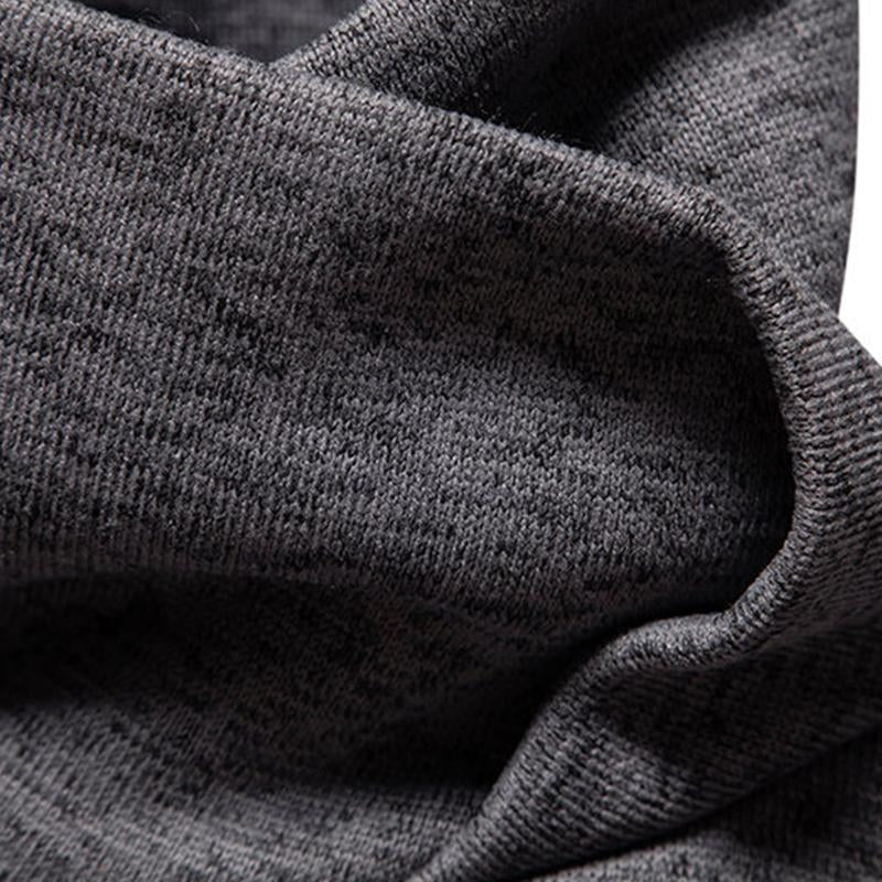 Mens Casual Pile Collar Warm Long Sleeve Pullover Sweatshirt 31492774M
