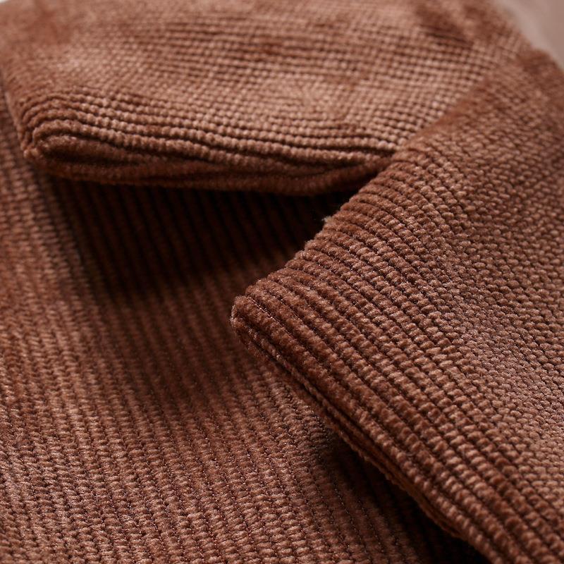 Mens Casual Solid Color Corduroy Lapel Blazer 31425349Y