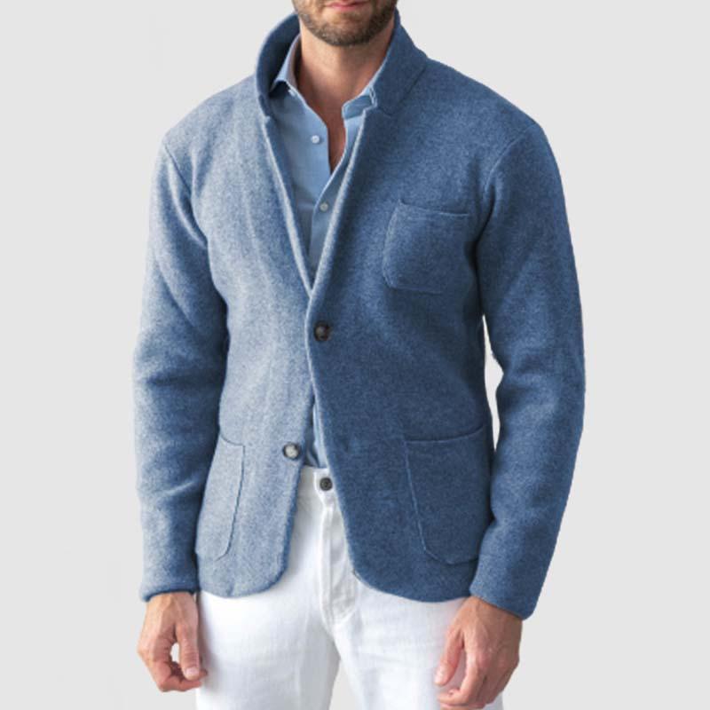 Mens Solid Color Stand Collar Casual Jacket 97171034X