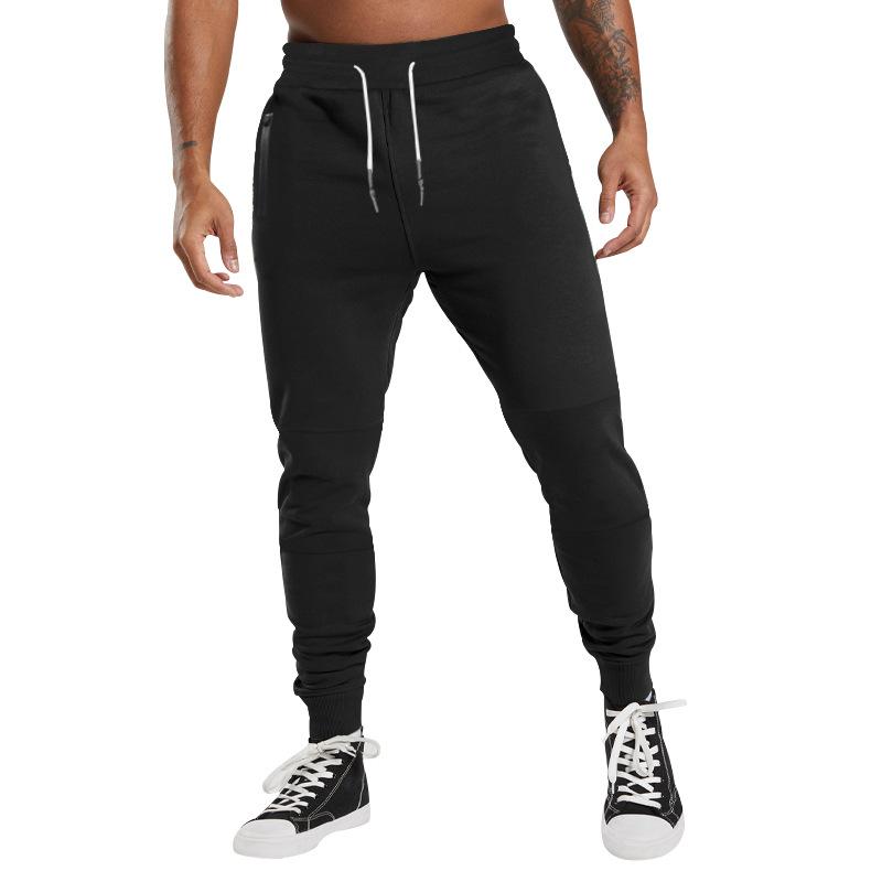 Mens Casual Cotton Elastic Waist Loose Sweatpants 04200036M