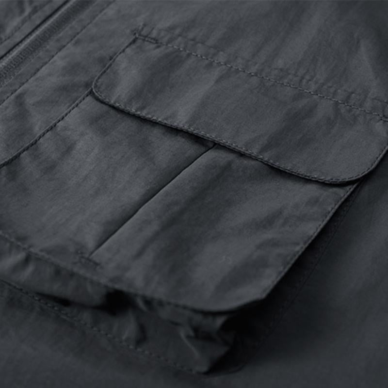 Mens Casual Stand Collar Multi-Pocket Outdoor Quick-Drying Fishing Vest 53522493M