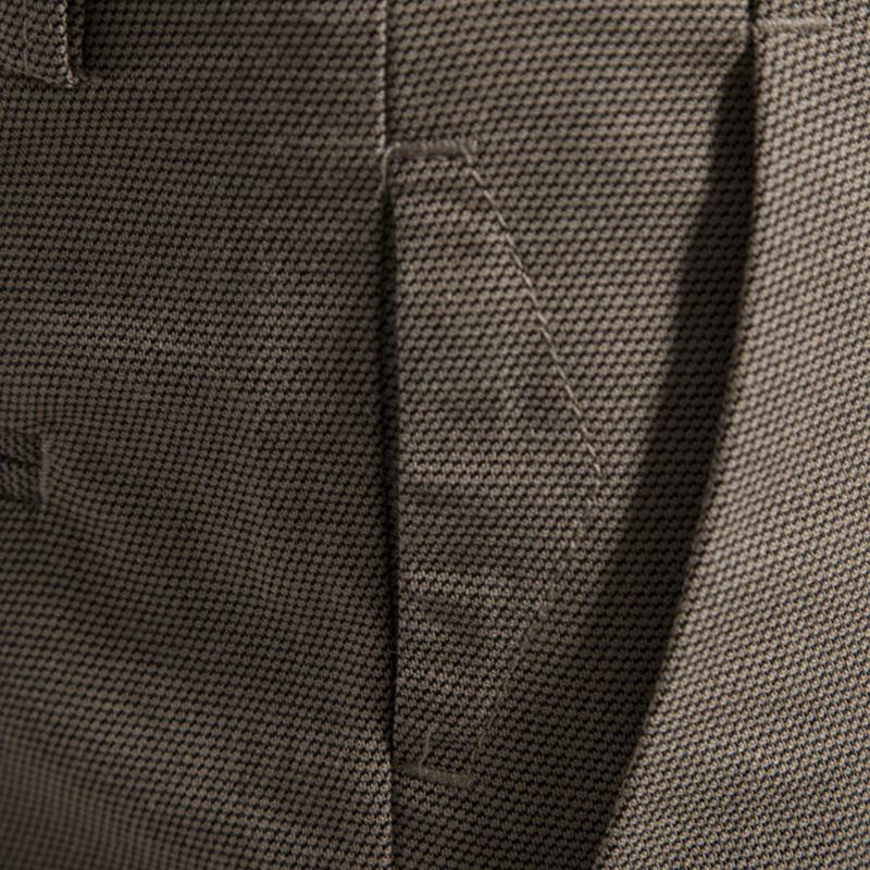 Mens Casual Cotton Breathable Solid Color Business Straight Trousers 23369578M