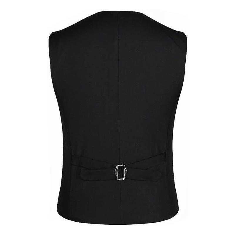Mens Vintage Pattern Slim Double Breasted Suit Vest 89981667Z