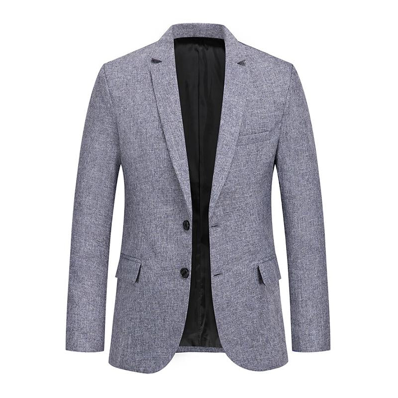 Mens Casual Solid Color Lapel Single Breasted Blazer 89902803M