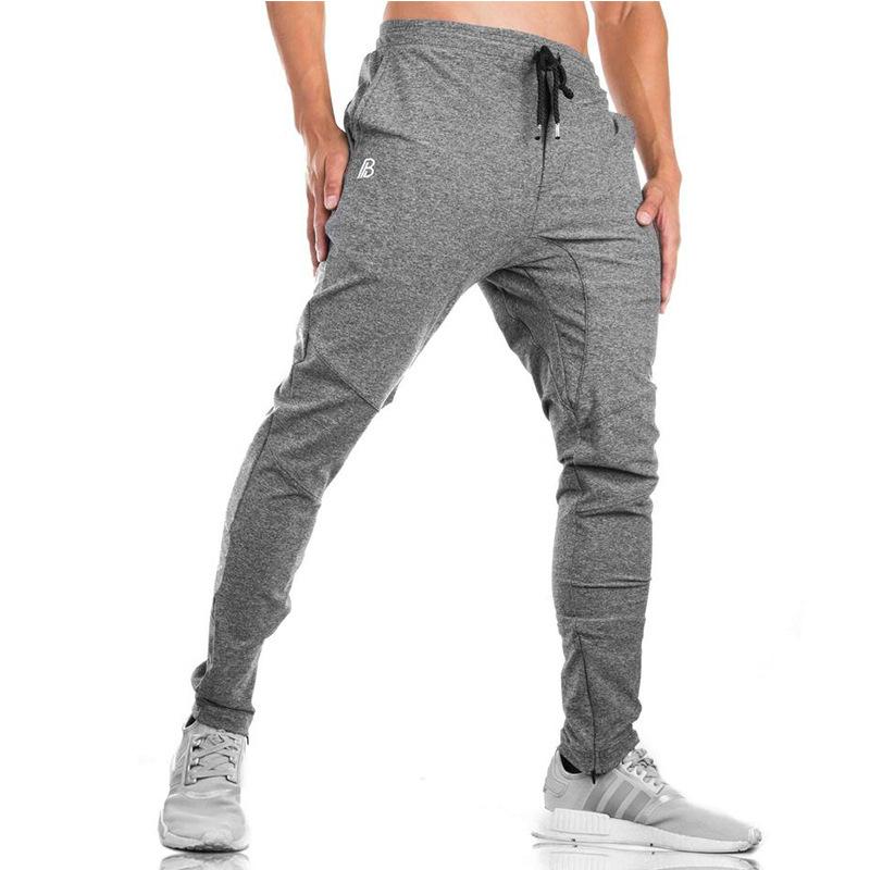 Mens Solid Color Slim Fit Running Pants 81958941X