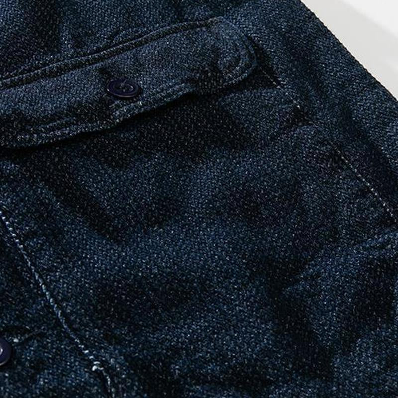 Mens Loose Cargo Large Pocket Denim Vest 73226353Y