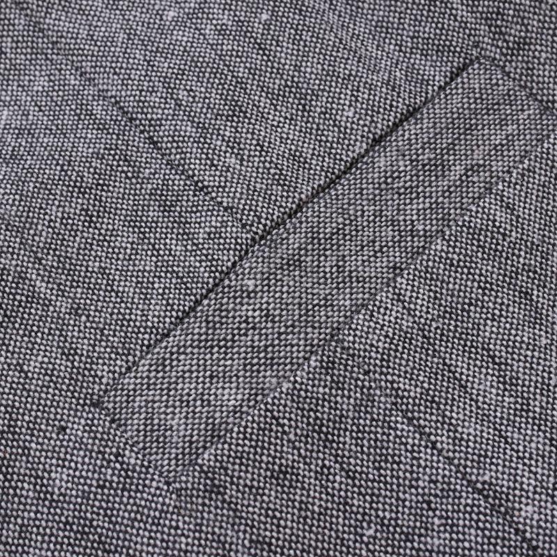 Mens Vintage Solid Color V-Neck Single-Breasted Slim Fit Vest 00171886M