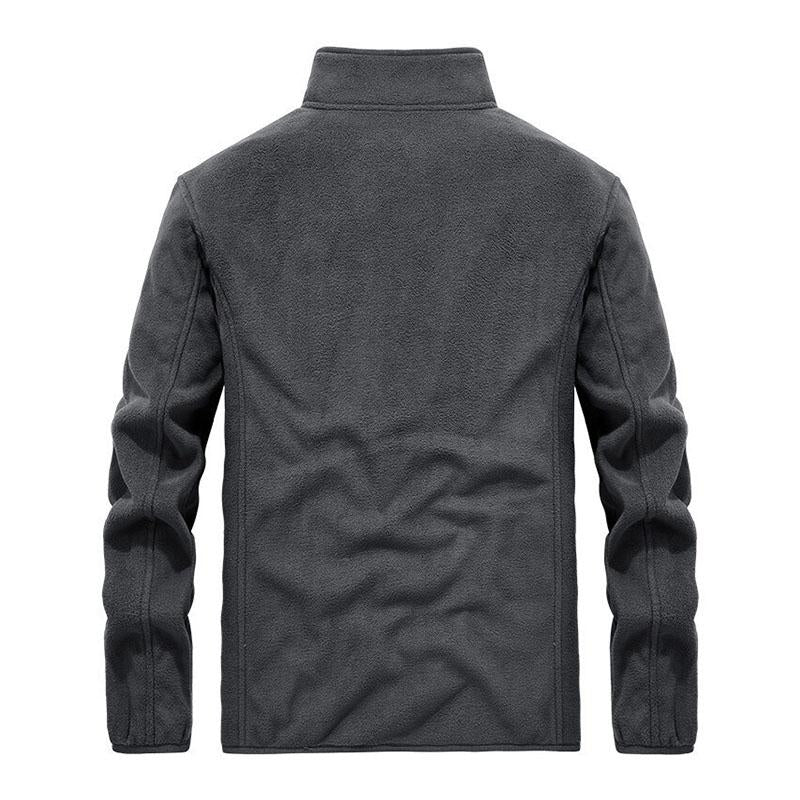Mens Casual Outdoor Polar Fleece Stand Collar Windproof Zipper Jacket 49490674M