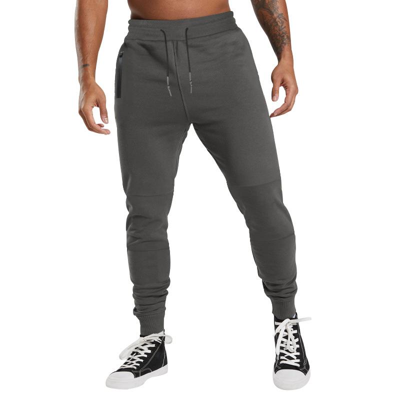 Mens Casual Cotton Elastic Waist Loose Sweatpants 04200036M