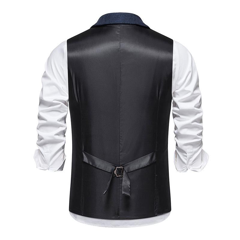 Mens Vintage Lapel Single Breasted Suit Vest (Shirt and Tie Excluded) 77133391M