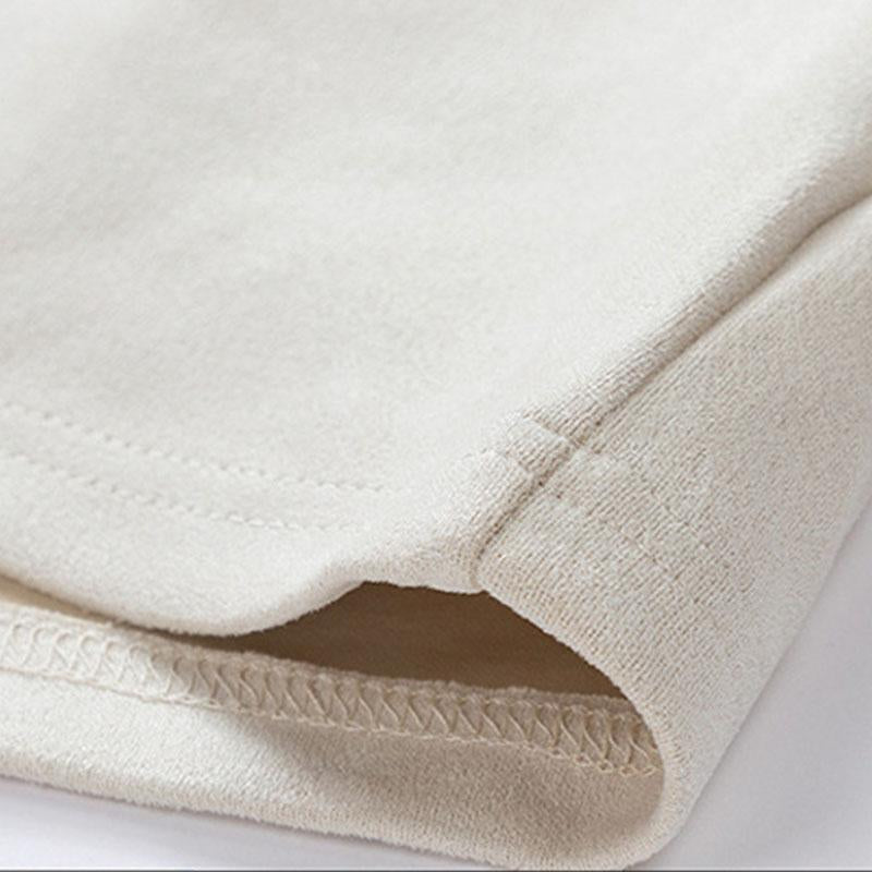 Mens Vintage Solid Color Suede Round Neck Loose Pullover Sweatshirt 99370869M