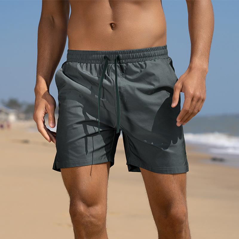 Mens Solid Color Glitter Solid Color Plus Size Beach Shorts 45182736X