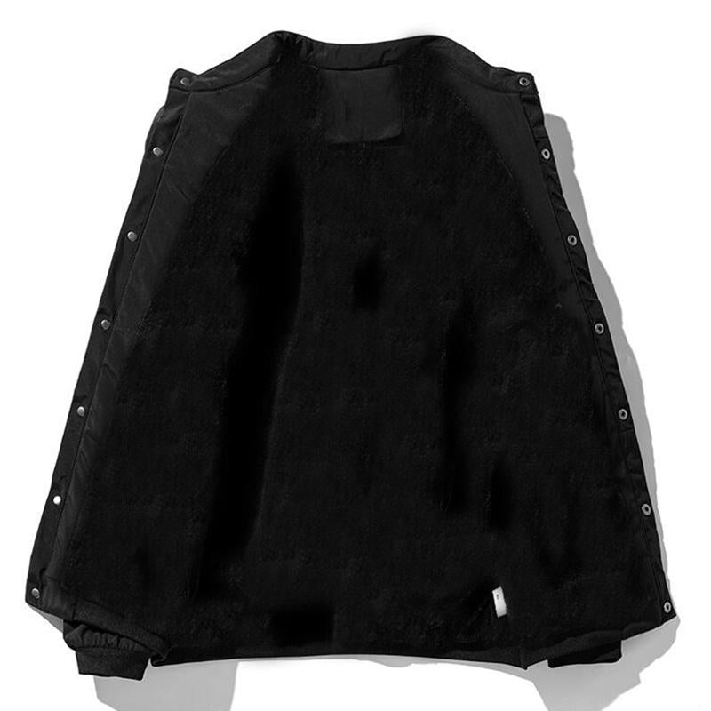Mens Casual Stand Collar Single Breasted Quick Dry Loose Jacket 54422095M