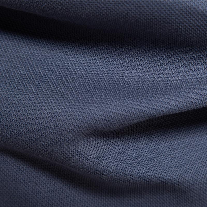 Mens Casual Solid Color Lapel Long Sleeve Polo Shirt 35348056X