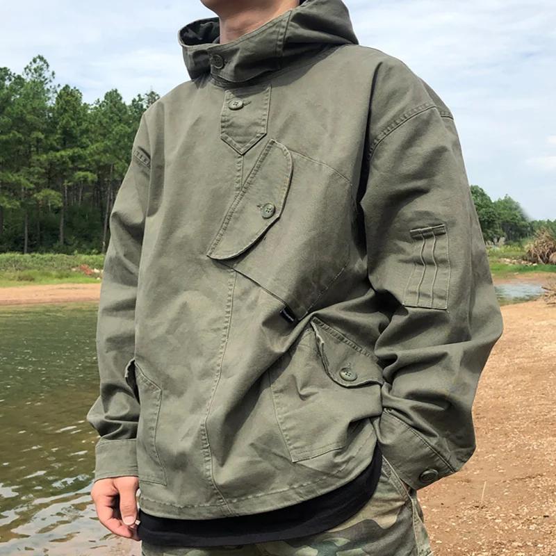 Mens Pullover Hooded Solid Color Outdoor Hoodie 34978835X