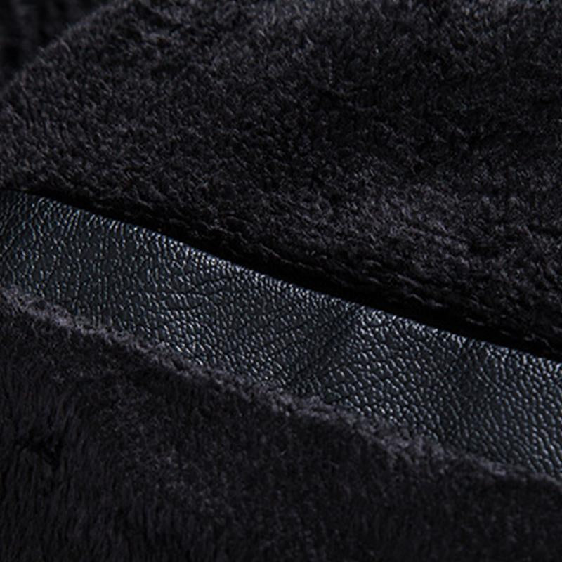 Mens Vintage Stand Collar Patchwork Slim Zipper Leather Motorcycle Jacket 50837459M