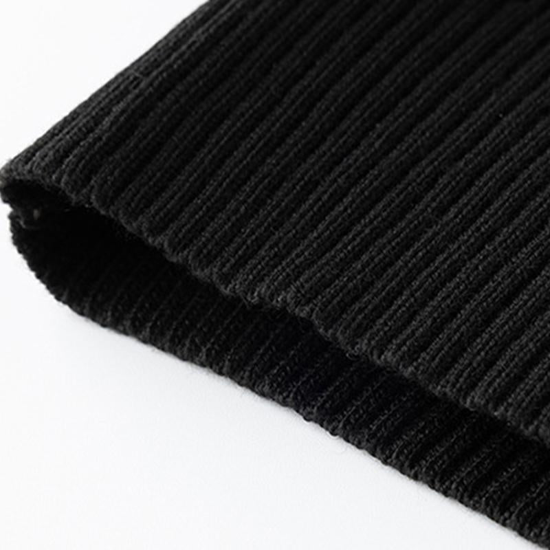Mens Casual Lapel Fake Two Piece Knitted Vest Pullover Shirt 23541842M