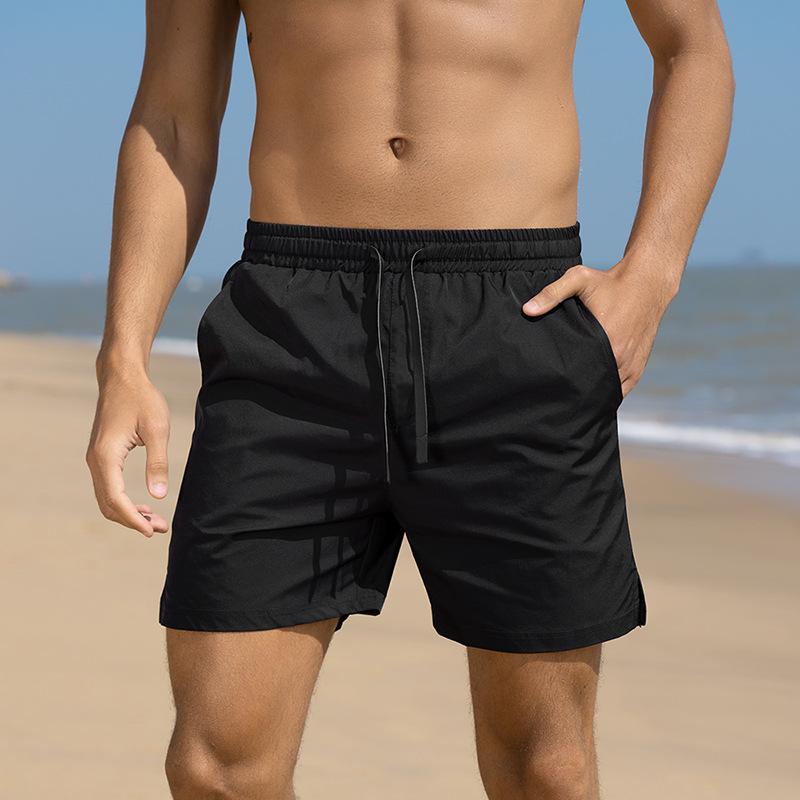 Mens Solid Color Glitter Solid Color Plus Size Beach Shorts 45182736X
