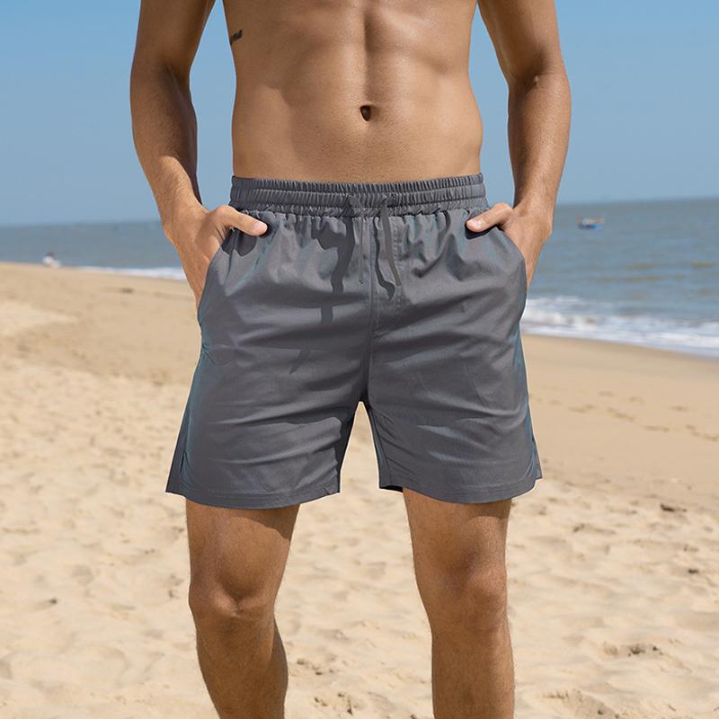Mens Solid Color Glitter Solid Color Plus Size Beach Shorts 45182736X