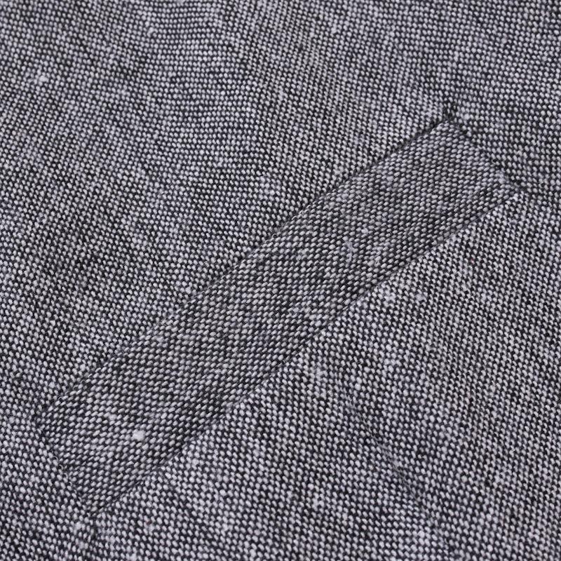 Mens Vintage Solid Color V-Neck Single-Breasted Slim Fit Vest 00171886M