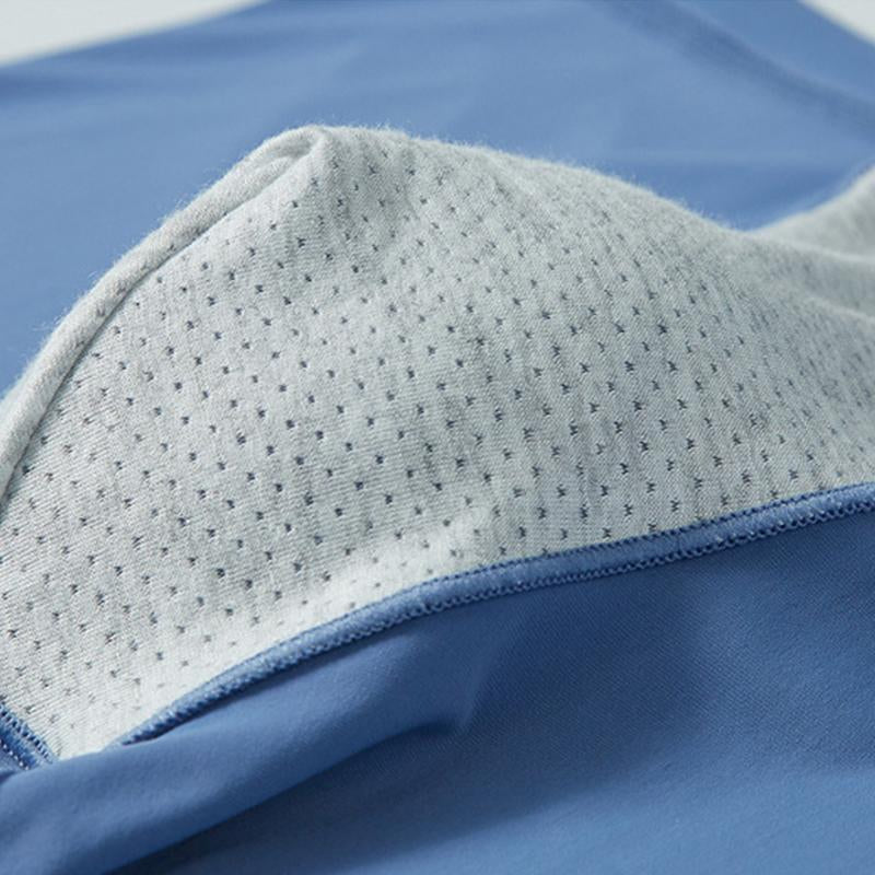 Mens Casual Ice Silk Seamless Antibacterial Quick-Drying Breathable Boxer Underwear 4 Packs 69834814M