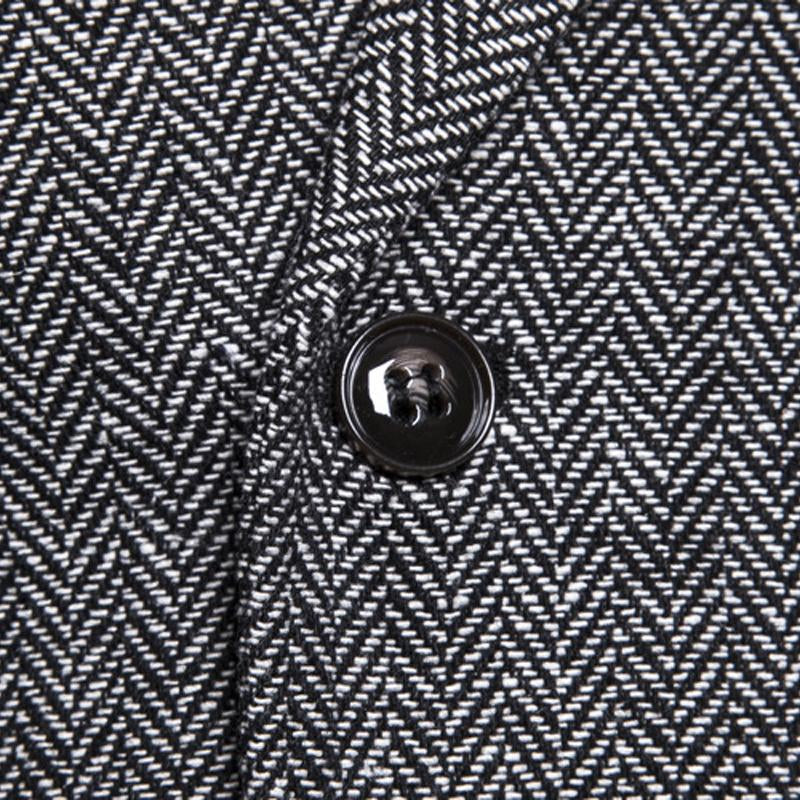 Mens Vintage Solid Color Double Breasted Lapel Suit Vest 75047508Y