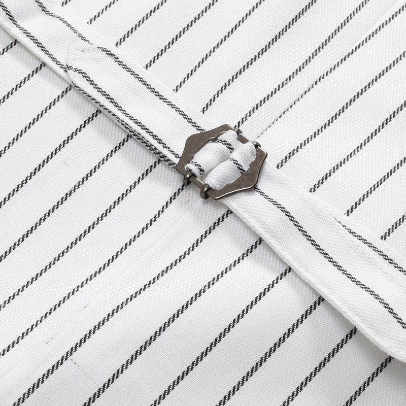 Mens Vintage Striped Single Breasted Suit Vest 87261444Y