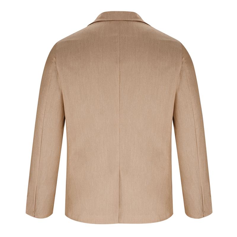 Mens Solid Color One Button Casual Blazer 07686840X
