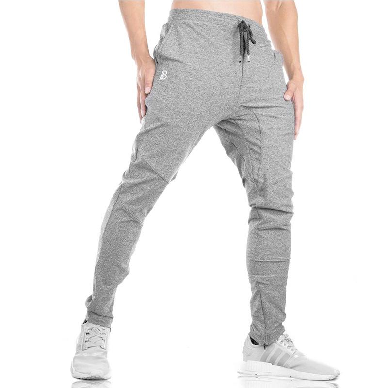 Mens Solid Color Slim Fit Running Pants 81958941X