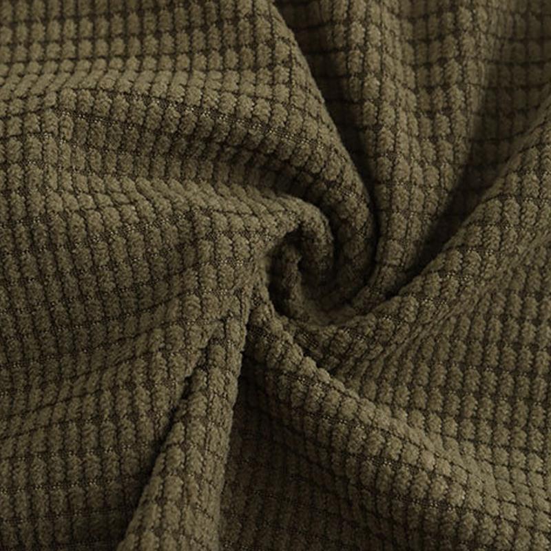 Mens Color Block Long Sleeve Corn Check Corduroy Lapel Shirt 53131486X