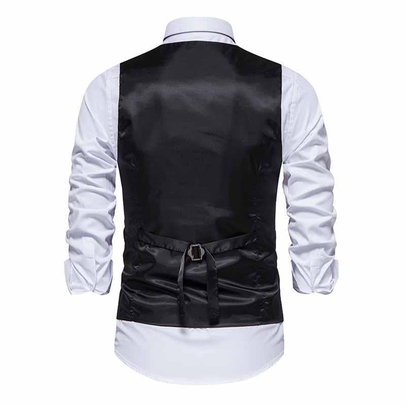 Mens Paisley Floral Print V Neck Vest 47216401X