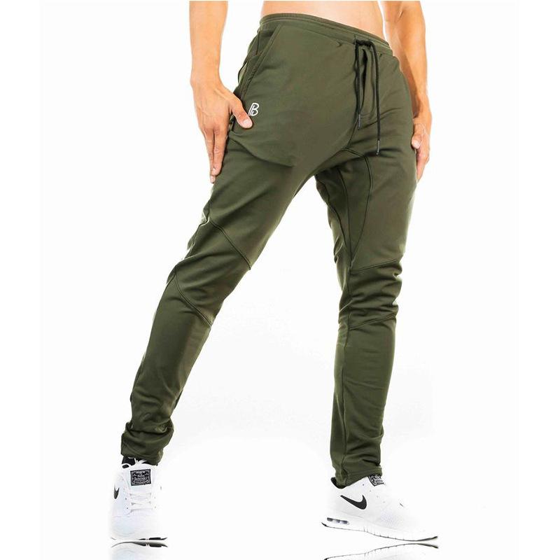 Mens Solid Color Slim Fit Running Pants 81958941X