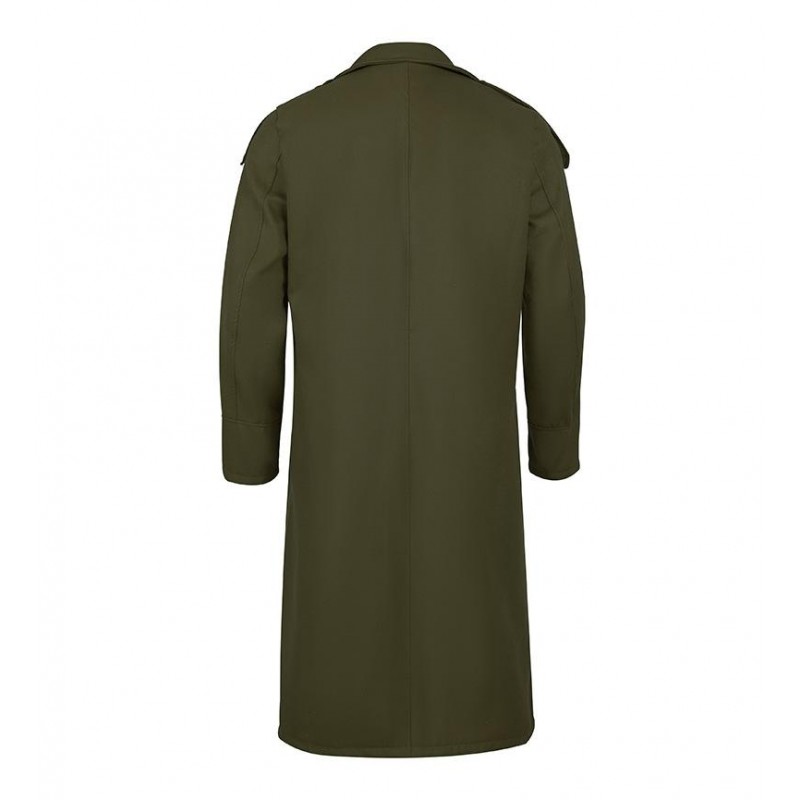 Mens Turn-down Collar Double Breasted Solid Long Coat 63857145Z