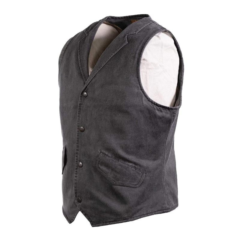 Mens Vintage Lapel Single Breasted Vest 00519679M